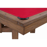 Plank & Hide Covington Wood Pool Table (Size 8') 87044-MOD with Free Accessory Kit