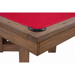 Plank & Hide Covington Wood Pool Table (Size 8') 87044-MOD with Free Accessory Kit