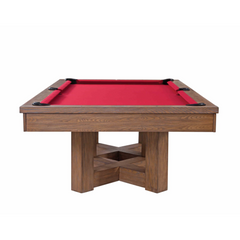 Plank & Hide Covington Wood Pool Table (Size 8') 87044-MOD with Free Accessory Kit