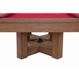 Plank & Hide Covington Wood Pool Table (Size 8') 87044-MOD with Free Accessory Kit