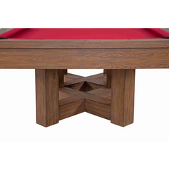 Plank & Hide Covington Wood Pool Table (Size 8') 87044-MOD with Free Accessory Kit