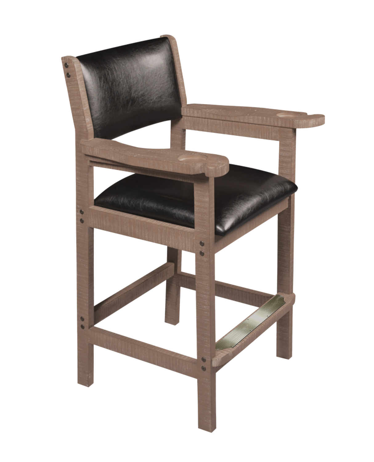 American Heritage Billiards Spectator Chair - Antique Grey