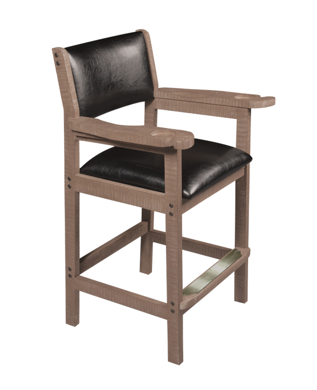 American Heritage Billiards Spectator Chair - Antique Grey