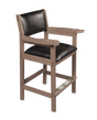 American Heritage Billiards Spectator Chair - Antique Grey