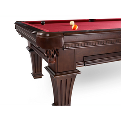 Plank & Hide Talbot Wood Pool Table with Drawer (Size 8') 87010-MOC with Free Accessory Kit