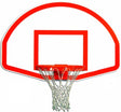 Trigon Sports Fan-Shape Aluminum Backboard with Target & Border BBFTB
