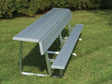 Trigon Sports PBS15 15 ft. Portable Team Bench with Back & Shelf