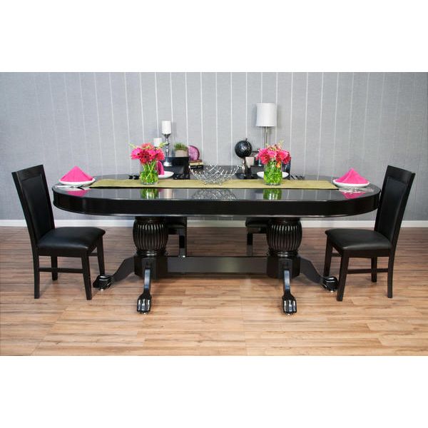 BBO Poker Tables Black Oval Dining Top (Rockwell, Elite, EA)