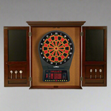 American Heritage Billiards Windsor Dartboard Cabinet (Espresso)