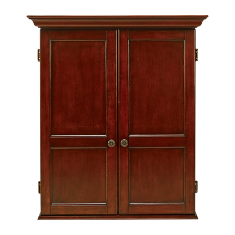 American Heritage Billiards Windsor Dartboard Cabinet (Old World Mahogony)