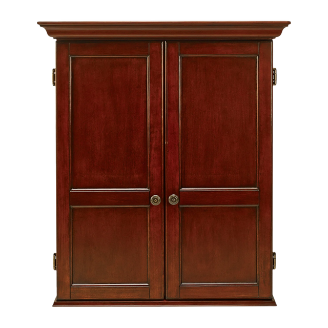 American Heritage Billiards Windsor Dartboard Cabinet (Old World Mahogony)