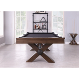 Plank & Hide Vox Wood Pool Table (Size 8') 28008-WAL with Free Accessory Kit