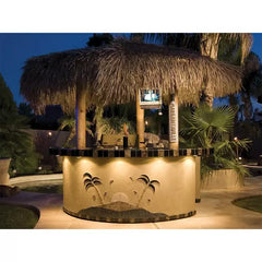 KoKoMo Tahiti Outdoor Kitchen with 10 foot Palapa and Built In BBQ Grill