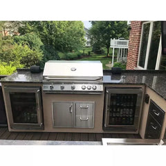 KoKoMo  40” Professional Built in Gas Grill (5 Burner/Back Burner)