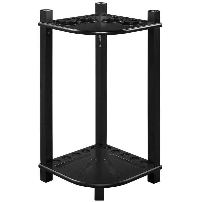 RAM Game Room Floor Cue Rack -Square Leg-Black FCR2 BLK