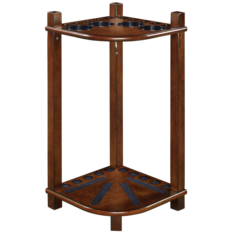 RAM Game Room Floor Cue Rack -Square Leg-Chestnut FCR2 CN