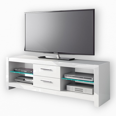 Maxima House TV Stand ANDORA, for up to 65 inch TV's glossy with LED