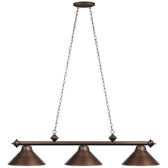 RAM Game Room 54" 3LT Billiard Light-Oil Rubbed Bronze PR54 ORB