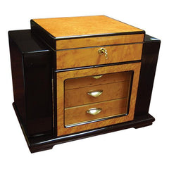 The Baccus Desktop Humidor by Prestige Import Group - 200 Cigar ct