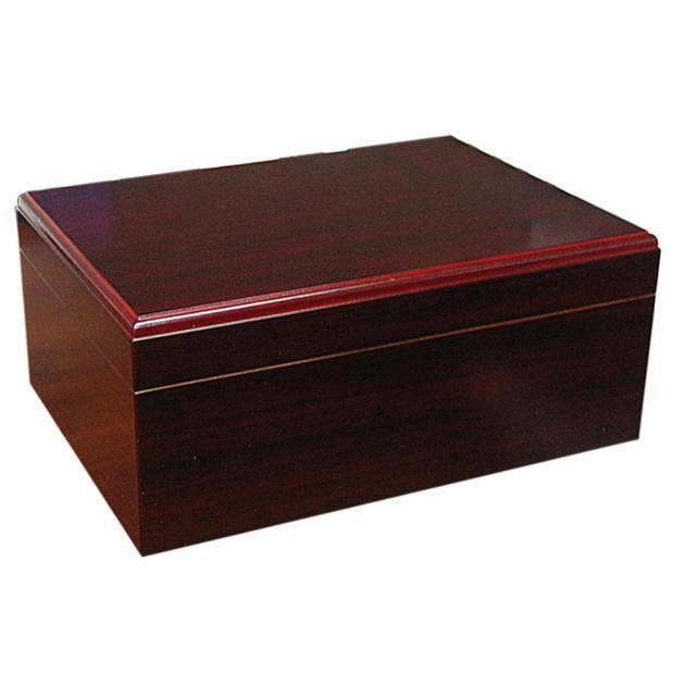 The Executive Cherry Humidor by Prestige Import Group - 55-75 Cigar ct