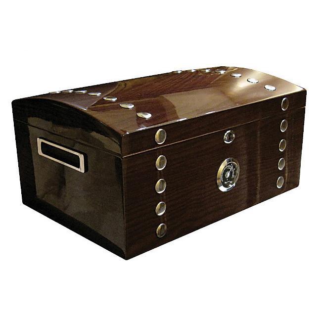 The Montgomery Studded Chest Humidor by Prestige Import Group - 150 Cigar ct