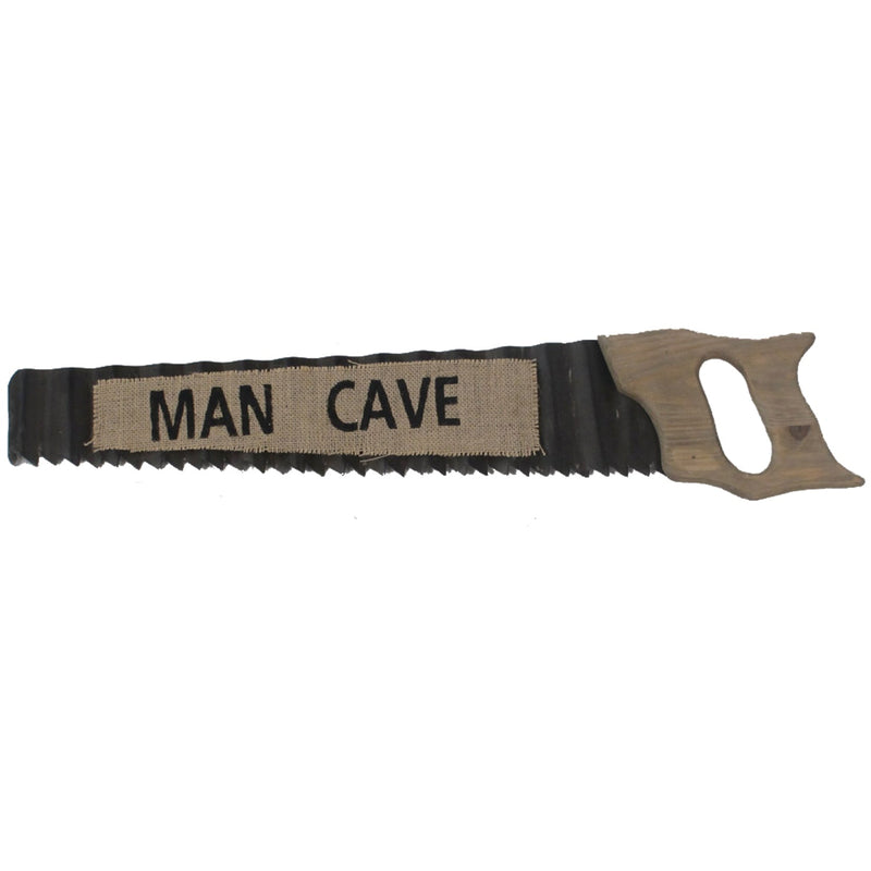 RAM Game Room Metal Sign-Man Cave Saw R853