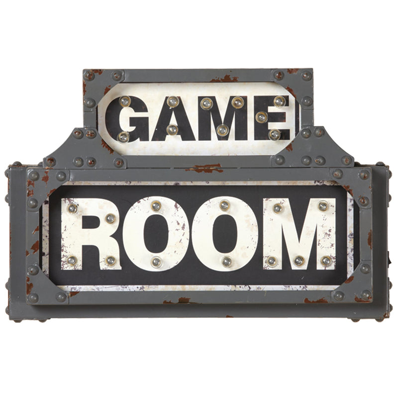 RAM Game Room Metal Sign-Game Room R866