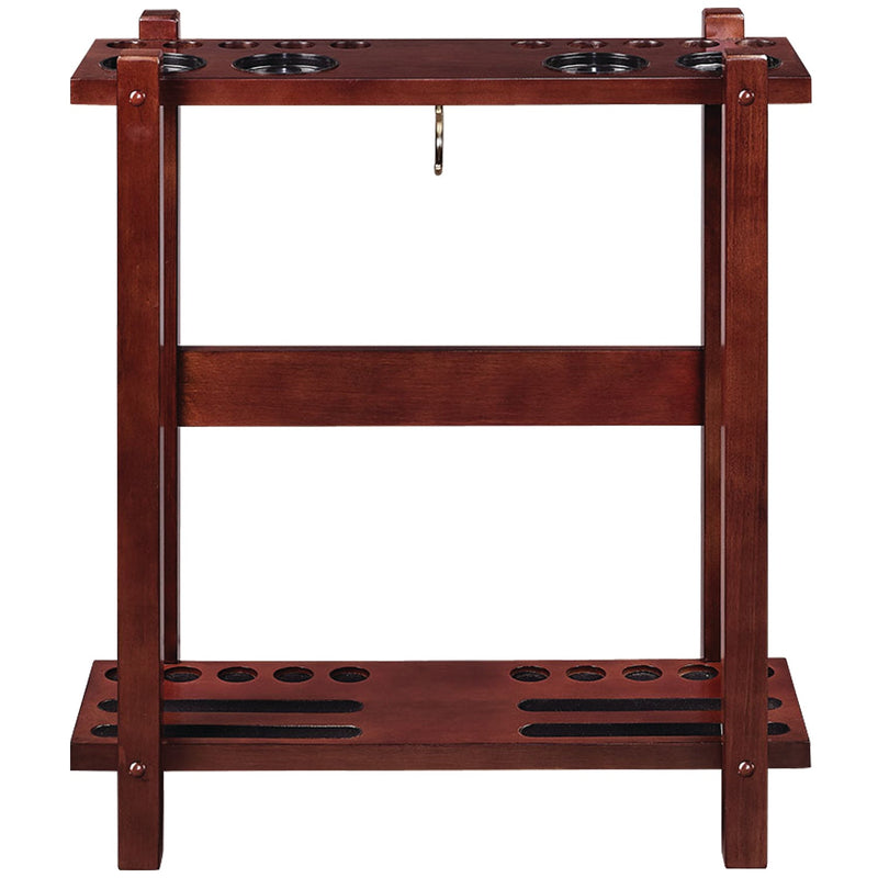 RAM Game Room Straight Floor Cue Rack-English Tudor SFCR ET