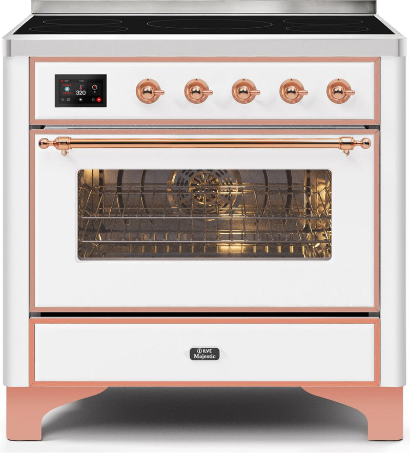 ILVE Majestic 36 Inch All Electric Range Induction UMI09NS3WHP