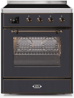 ILVE Majestic 30 Inch All Electric Range Induction UMI30NE3WHP