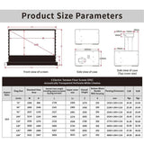 VIVIDSTORM ALR Slimline Obsidian Projector Screen
