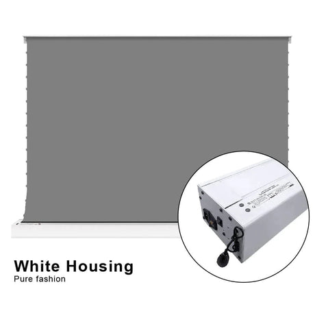 VIVIDSTORM S ALR Motorized Tension Floor Rising Obsidian Long Throw ALR Projector Screen