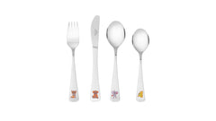 Maxima House ANIMALS Children 4 Piece 18/10 Stainless Steel Flatware Set