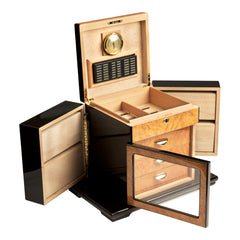 The Baccus Desktop Humidor by Prestige Import Group - 200 Cigar ct