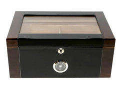 The Berkeley II High Glass Top Humidor by Prestige Import Group - 100 Cigar ct