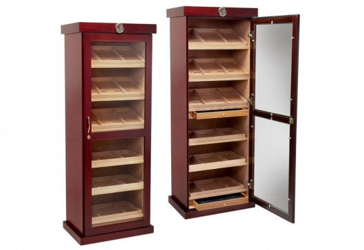 The Barbatus Wooden Cabinet Humidor by Prestige Import Group - 2000 Cigar ct