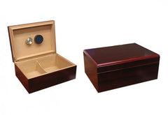 The Executive Cherry Humidor by Prestige Import Group - 55-75 Cigar ct