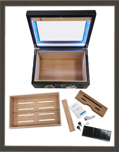 LemansGT Desktop Humidor by Prestige Imports 120 Cigar ct