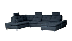 Maxima House Sectional Sleeper Sofa MADEIRA U-Shape with storage