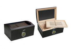 The Portofino Tinted Glass Humidor by Prestige Import Group - 100 Cigar ct