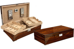 The Salvador Humidor in Brazilian Rosewood by Prestige Import Group - 250 Cigar ct